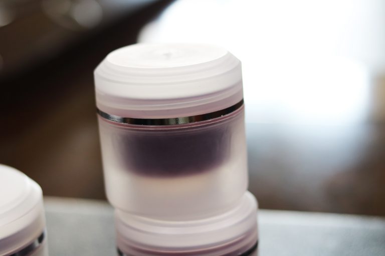 New Derma moisturising lotion — texture close-up